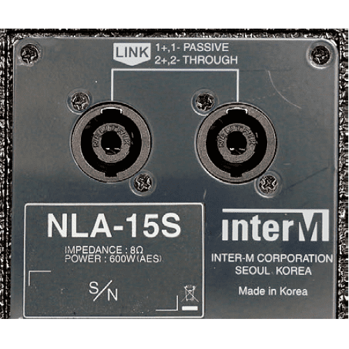 NLA-15S rear