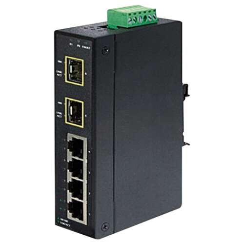 SWITCH EXEO - Switch 4 ports 10/100 + 2 SFP - Majorcom